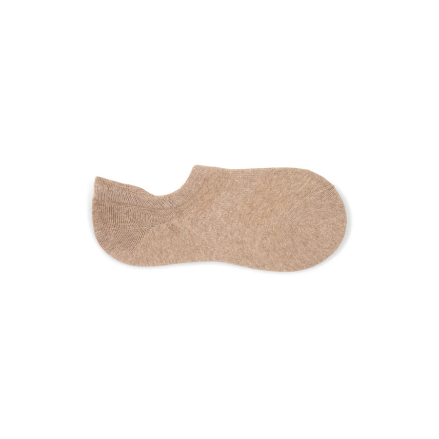 Chalk Cotton No Show Sock - Biscuit