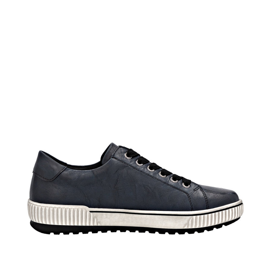 Remonte D0700-15 Navy Wide Fit Waterproof Casual Shoes