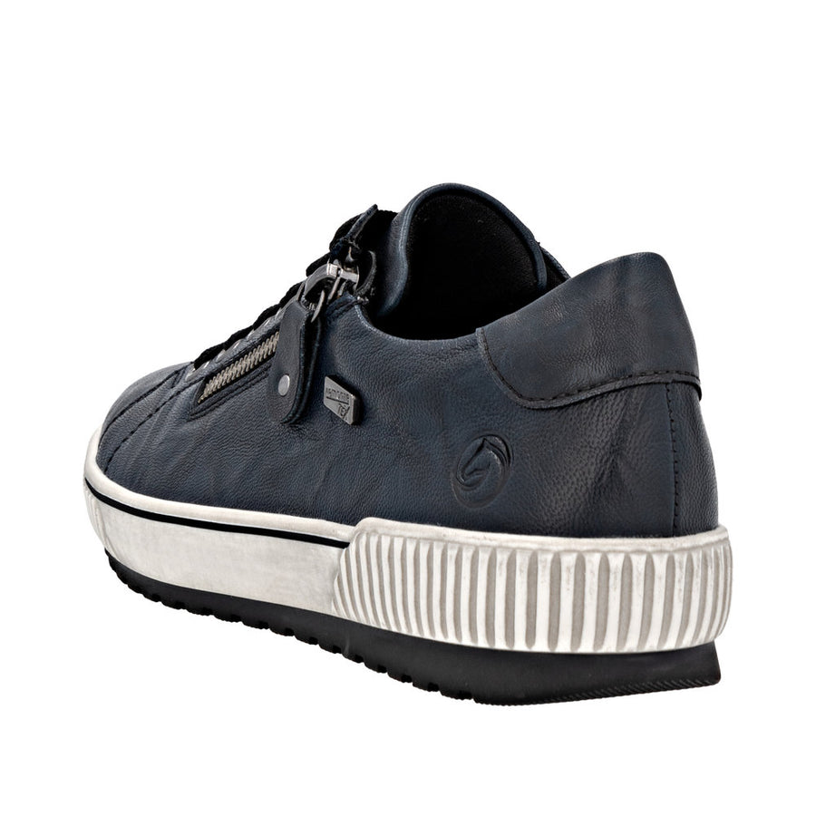 Remonte D0700-15 Navy Wide Fit Waterproof Casual Shoes