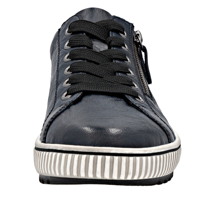 Remonte D0700-15 Navy Wide Fit Waterproof Casual Shoes