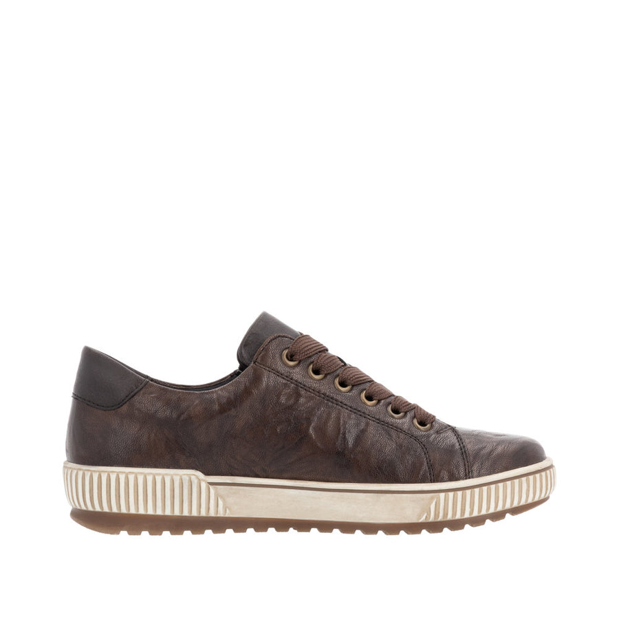 Remonte D0700-25 Brown Wide Fit Waterproof Casual Shoes