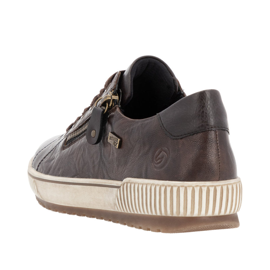 Remonte D0700-25 Brown Wide Fit Waterproof Casual Shoes