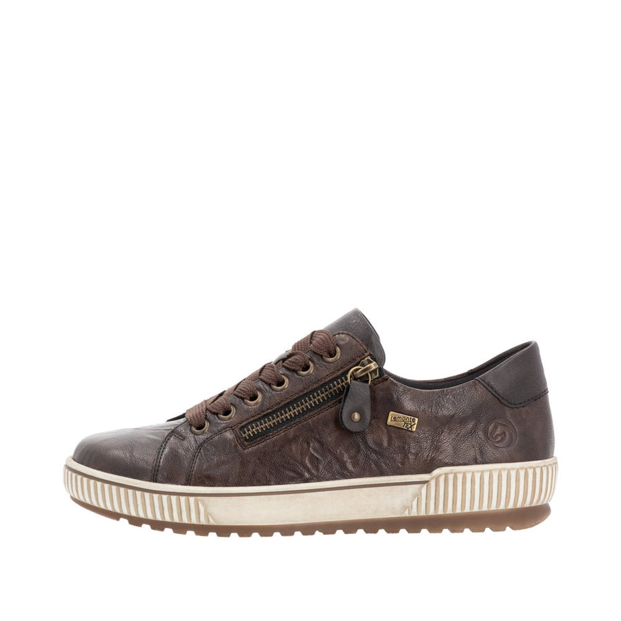 Remonte D0700-25 Brown Wide Fit Waterproof Casual Shoes
