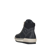 Remonte D0772-01 Black Wide Fit Waterproof Zip & Lace Up Boots