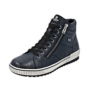 Remonte D0772-15 Navy Wide Fit Waterproof Zip & Lace Up Boots