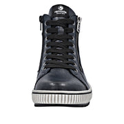 Remonte D0772-15 Navy Wide Fit Waterproof Zip & Lace Up Boots