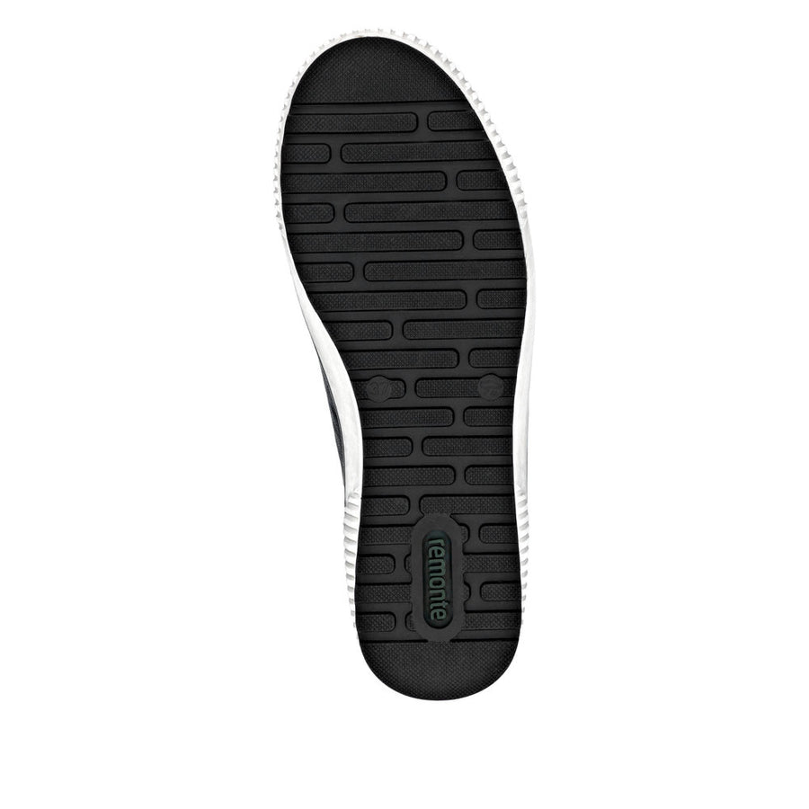 Remonte D0772-15 Navy Wide Fit Waterproof Zip & Lace Up Boots