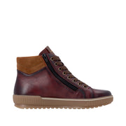 Remonte D0772-37 Waterproof Wide Fit Wine Boots