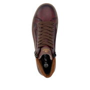 Remonte D0772-37 Waterproof Wide Fit Wine Boots