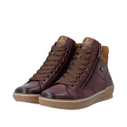 Remonte D0772-37 Waterproof Wide Fit Wine Boots