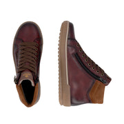 Remonte D0772-37 Waterproof Wide Fit Wine Boots
