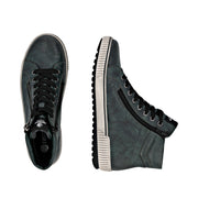 Remonte D0772-54 Green Wide Fit Waterproof Zip & Lace Up Boots