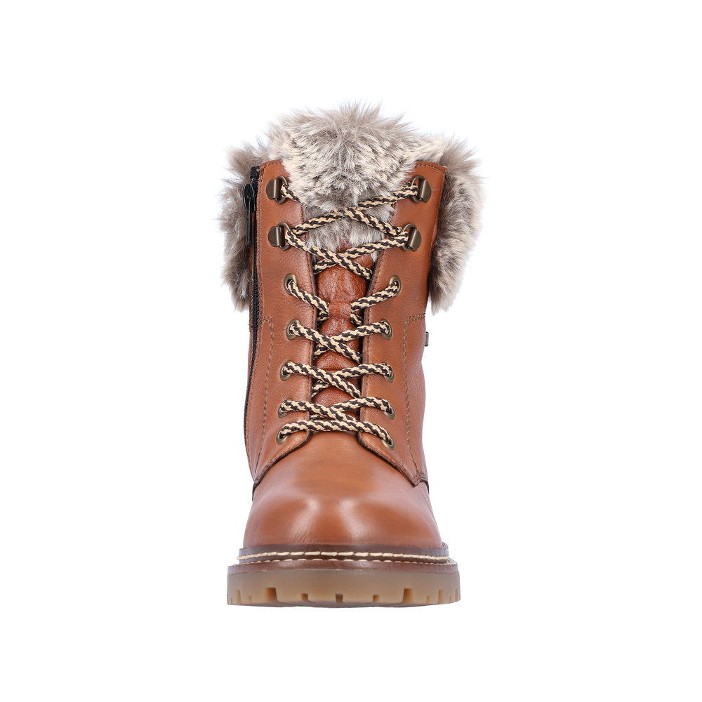 Remonte D0B74-24 Wide Fit Waterproof Brown Boots