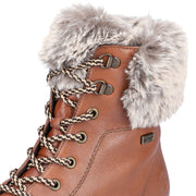 Remonte D0B74-24 Wide Fit Waterproof Brown Boots