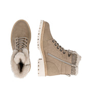 Remonte D0B81-20 Wide Fit Waterproof  Beige Boots