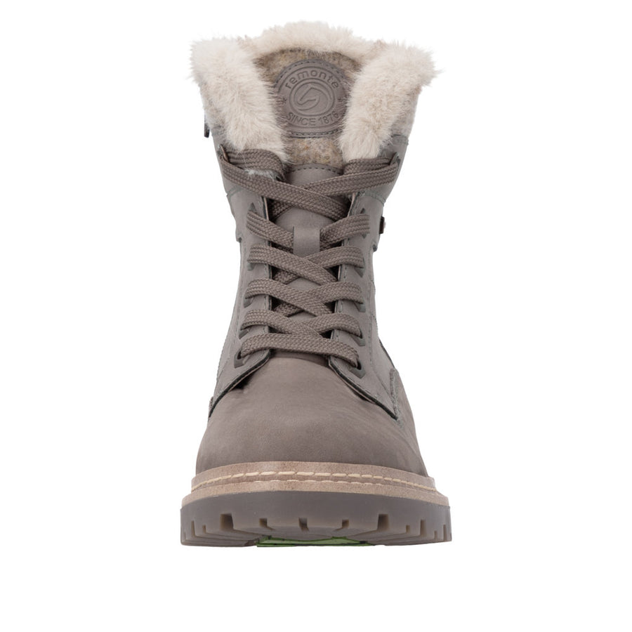 Remonte D0B81-42 Beige Wide Fit Waterproof Boots