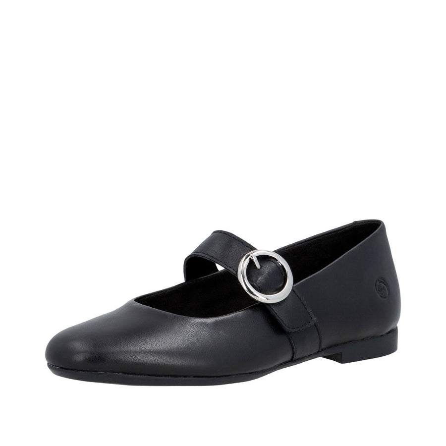 Remonte D0K14-00 Black Mary Jane Shoe