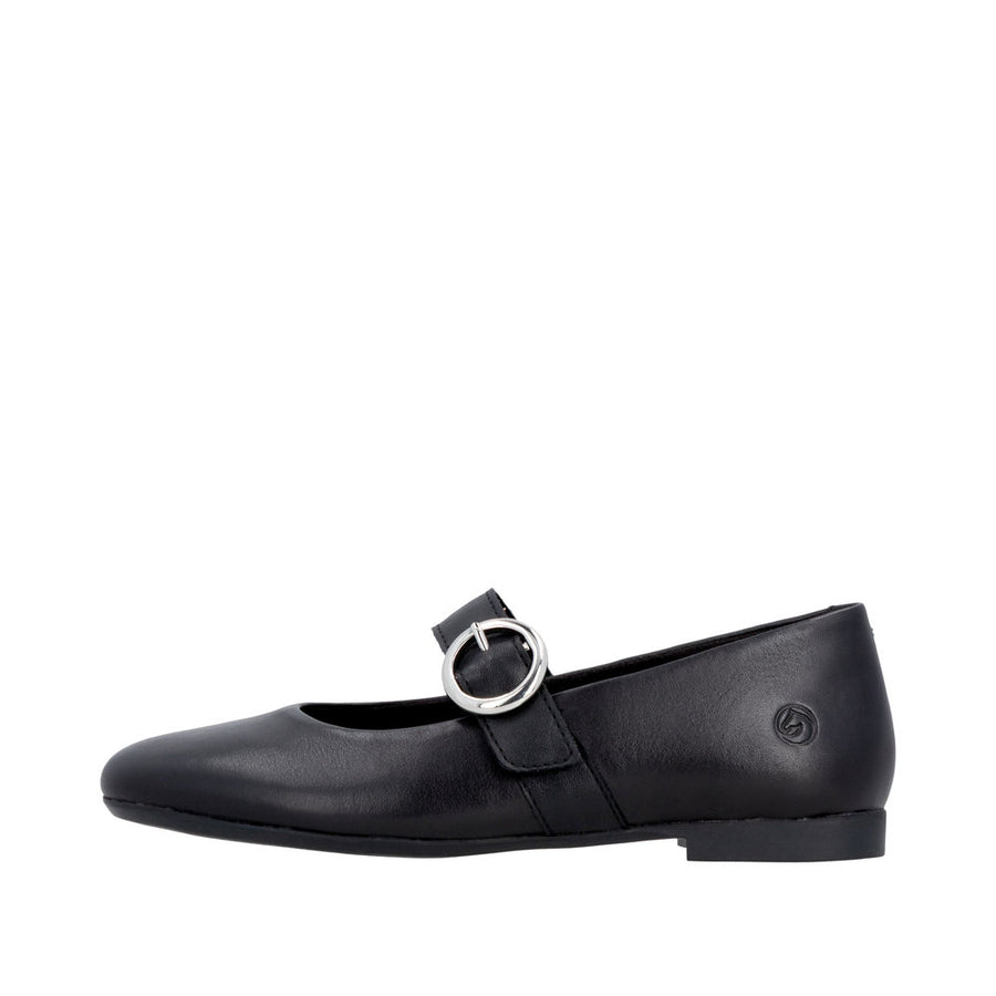 Remonte D0K14-00 Black Mary Jane Shoe