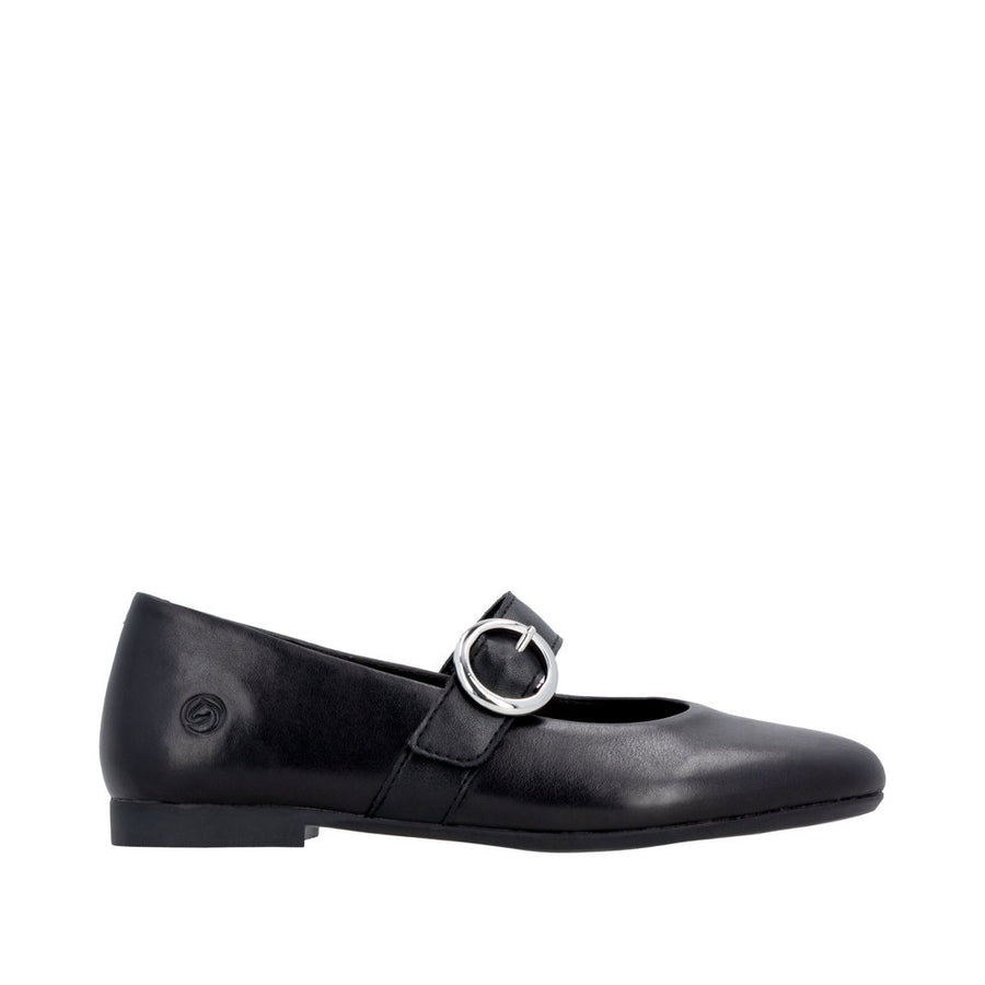 Remonte D0K14-00 Black Mary Jane Shoe