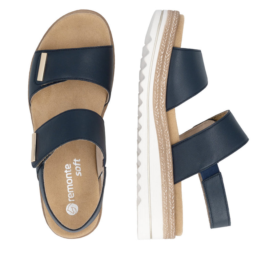 Remonte D0Q59-14 Navy Adjustable Sandal