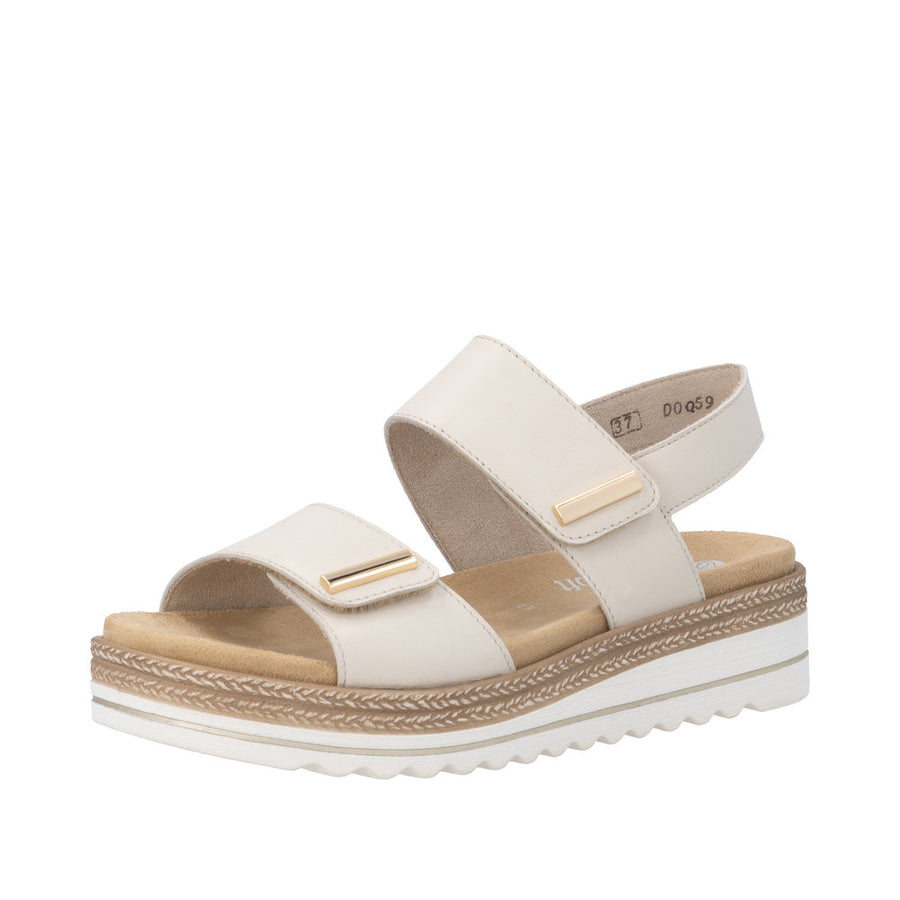 Remonte D0Q59-61 Beige Adjustable Sandal