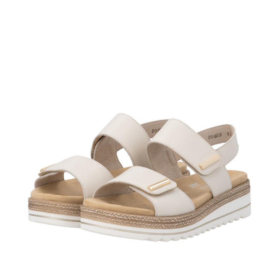 Remonte D0Q59-61 Beige Adjustable Sandal