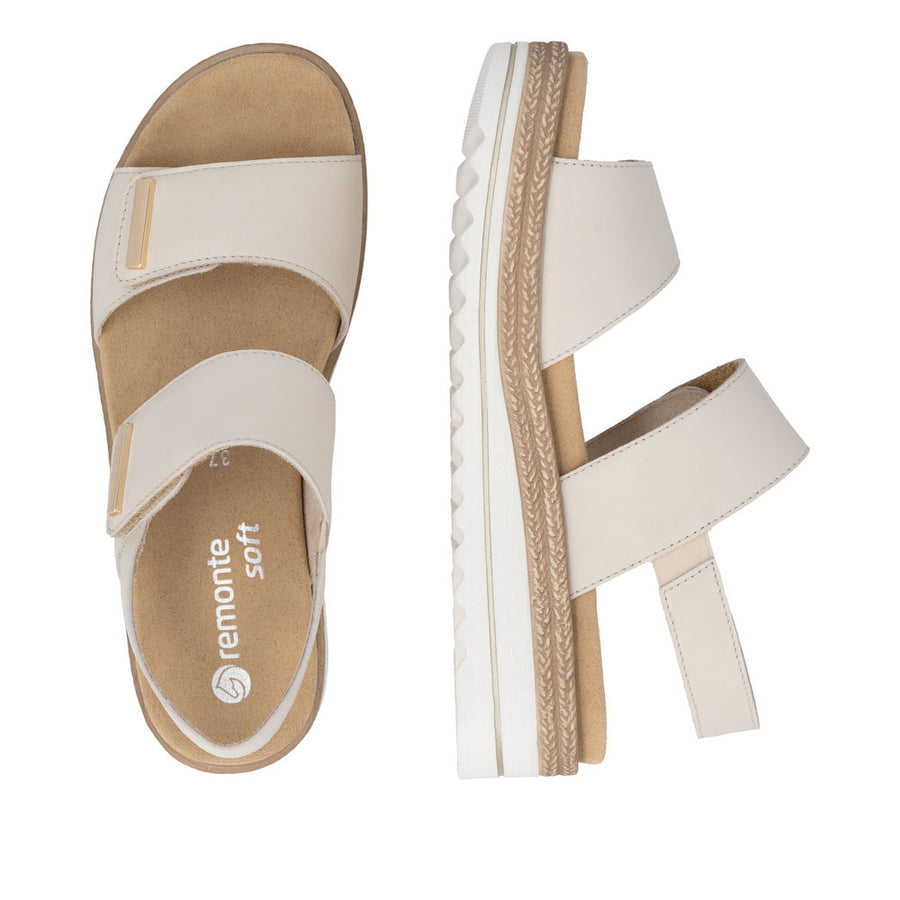 Remonte D0Q59-61 Beige Adjustable Sandal