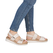 Remonte D0Q59-61 Beige Adjustable Sandal