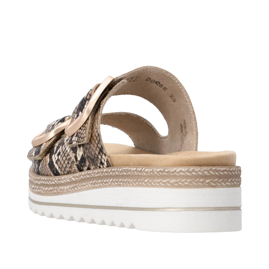 Remonte D0Q66-25 Brown Snake Slider Mule