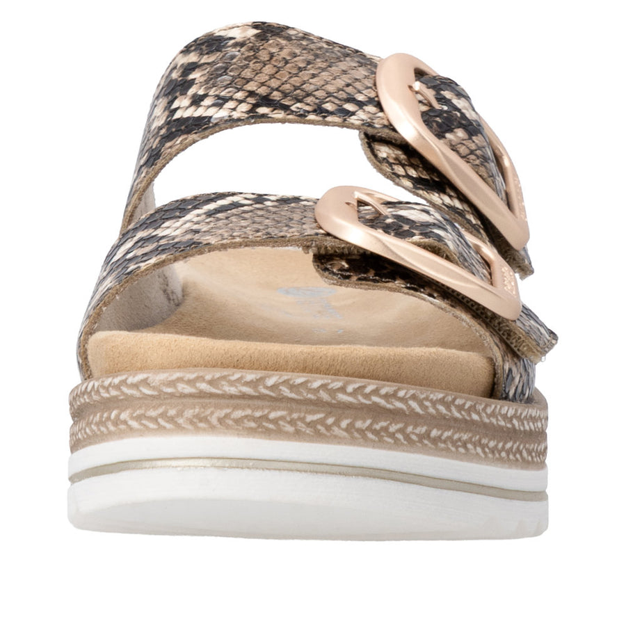 Remonte D0Q66-25 Brown Snake Slider Mule
