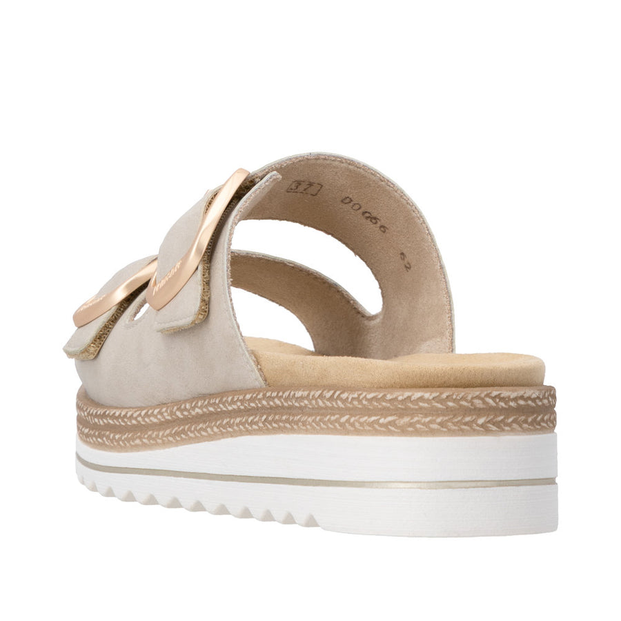 Remonte D0Q66-62 Beige Slider Mule