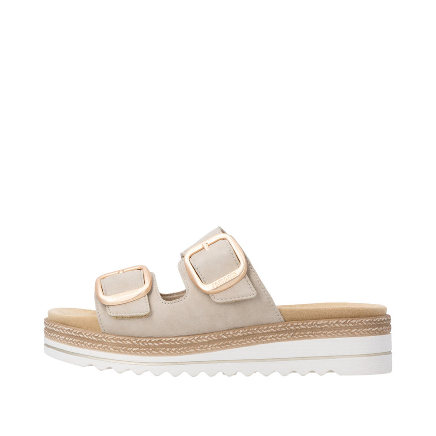 Remonte D0Q66-62 Beige Slider Mule