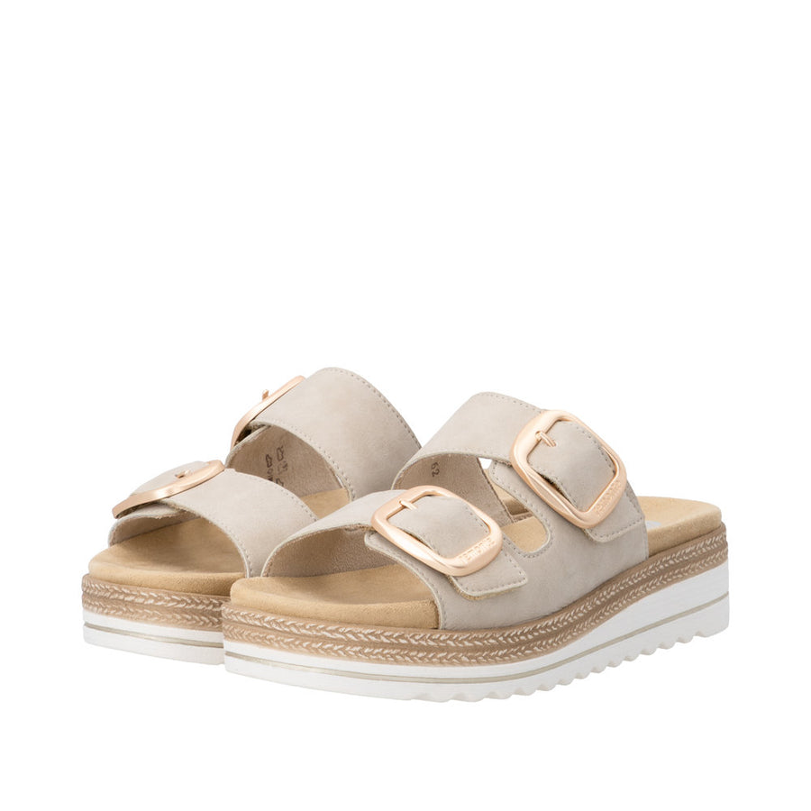 Remonte D0Q66-62 Beige Slider Mule