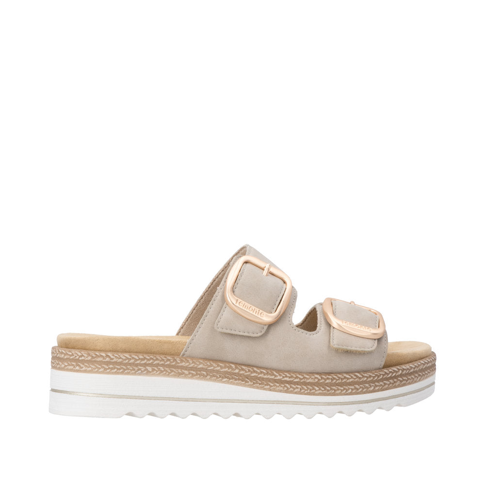 Remonte D0Q66-62 Beige Slider Mule