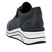 Remonte D0T03-15 Navy Wide Fit Wedge Shoes