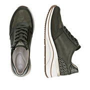 Remonte D0T16-54 Green Wide Fit Wedge Shoes