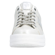 Remonte D1C10-90 Silver/White Lace Up Sneaker
