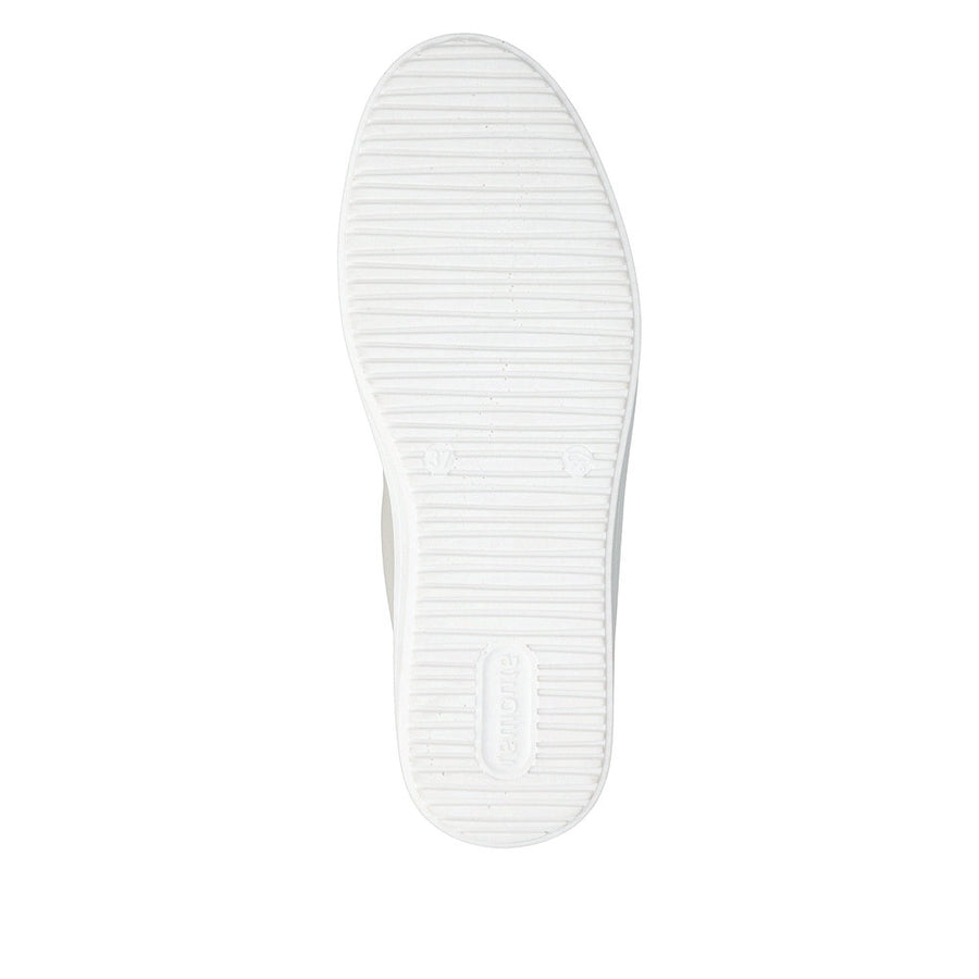 Remonte D1C10-90 Silver/White Lace Up Sneaker