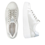 Remonte D1C10-90 Silver/White Lace Up Sneaker