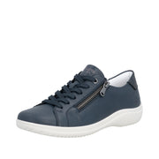 Remonte D1E03-15 Navy Lace Up Casual Shoe Wide Fit