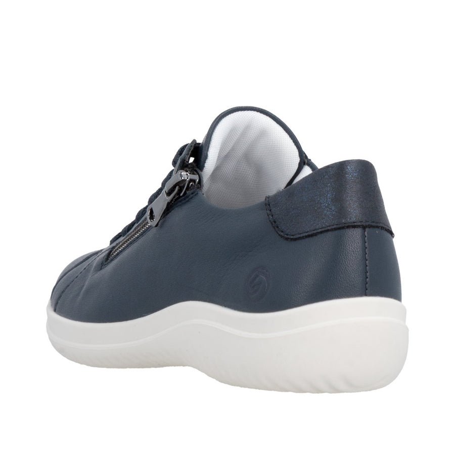 Remonte D1E03-15 Navy Lace Up Casual Shoe Wide Fit