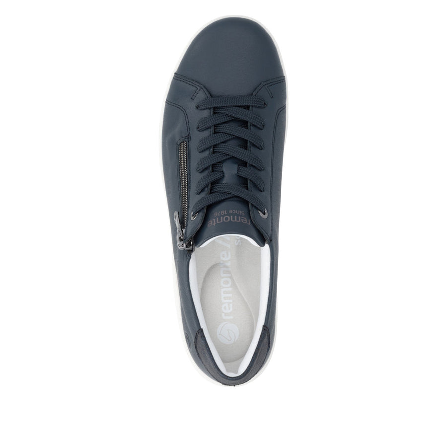 Remonte D1E03-15 Navy Lace Up Casual Shoe Wide Fit