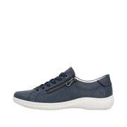 Remonte D1E03-15 Navy Lace Up Casual Shoe Wide Fit