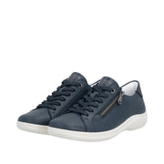Remonte D1E03-15 Navy Lace Up Casual Shoe Wide Fit