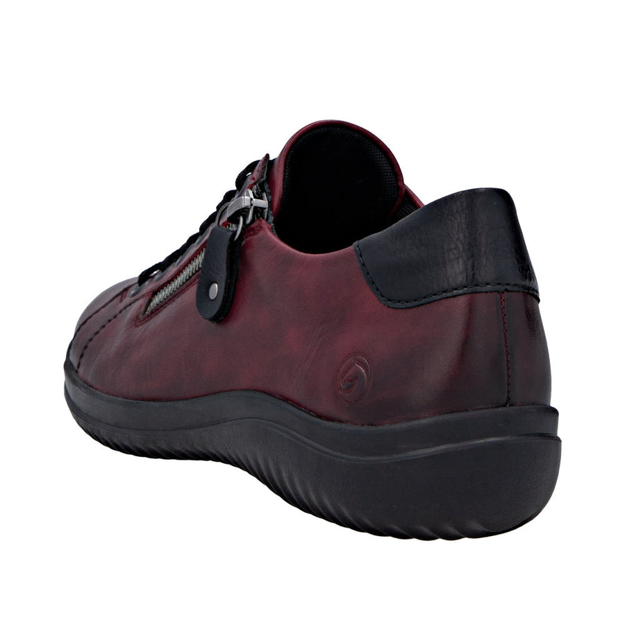 Remonte D1E03-35 Wide Fit Burgundy Shoes