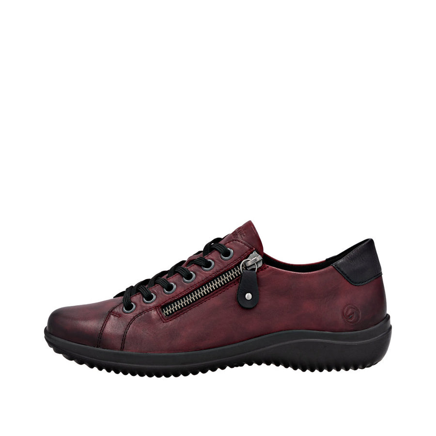 Remonte D1E03-35 Wide Fit Burgundy Shoes