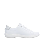 Remonte D1E03-81 White Lace Up Casual Shoe