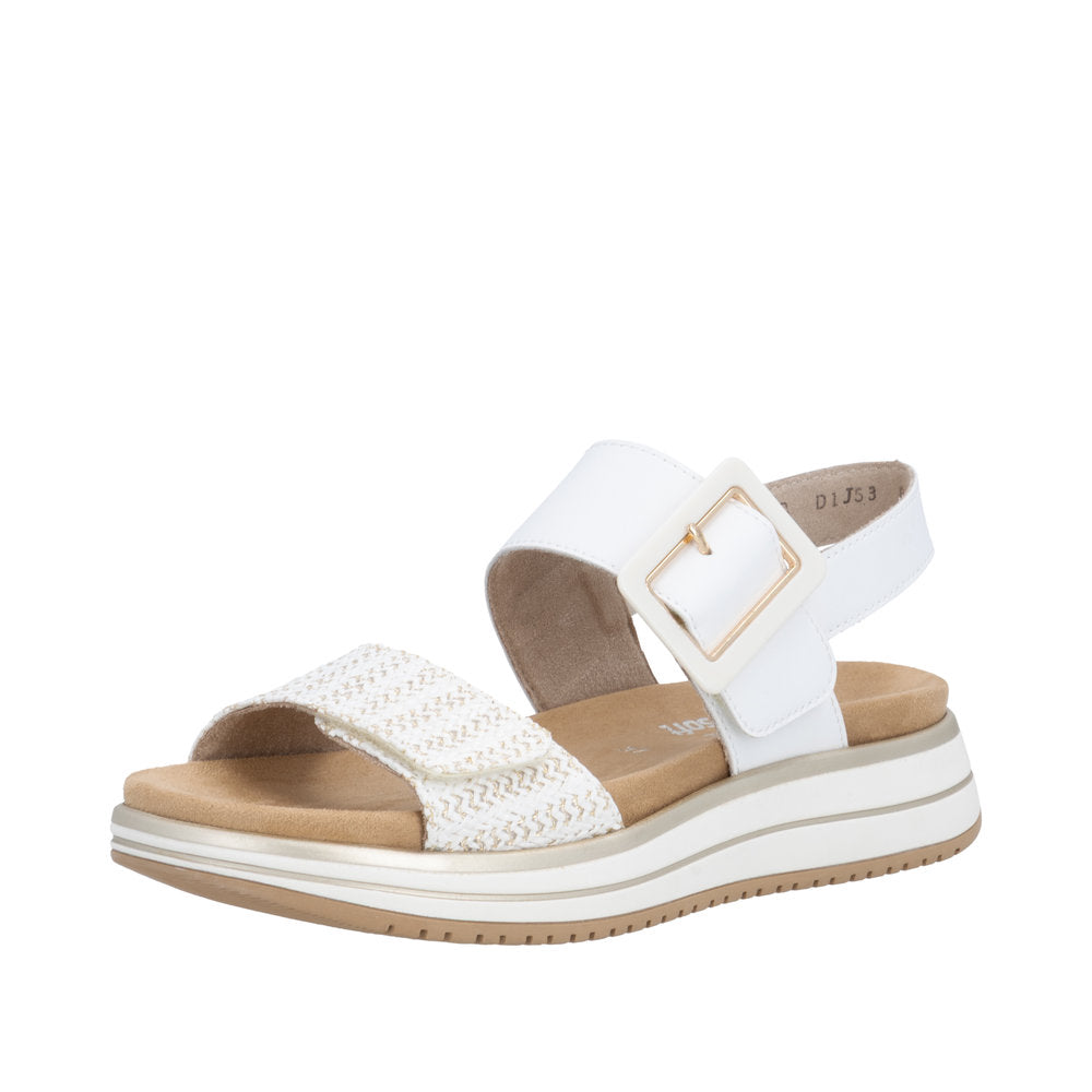 Remonte D1J53-81 Cream/Gold Adjustable Sandal