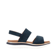 Remonte D1J62-14 Navy Suede Adjustable Sandal