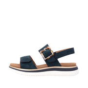 Remonte D1J62-14 Navy Suede Adjustable Sandal